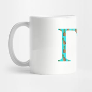 Gamma Pineapple Letter Mug